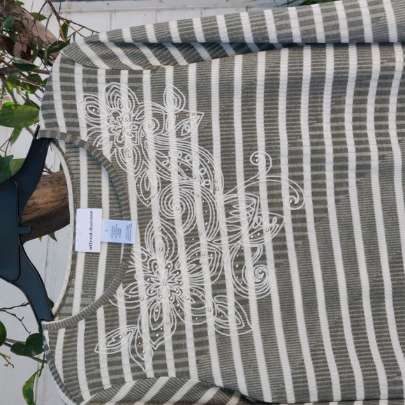 Alfred dunner women's blouse size S color sage - Picture 3 of 10